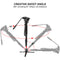 GVM Aluminum 5-Section Monopod with Video Fluid Head
