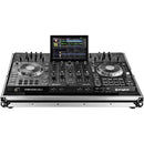 Odyssey Innovative Designs Denon Prime 4 Low-Profile Flight Case (Silver Hardware)
