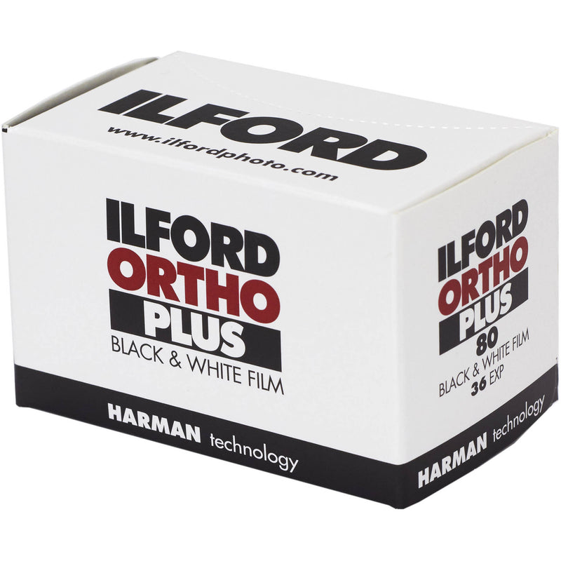 Ilford Ortho Plus Black & White Negative Film (35mm Roll Film, 36 Exposures)