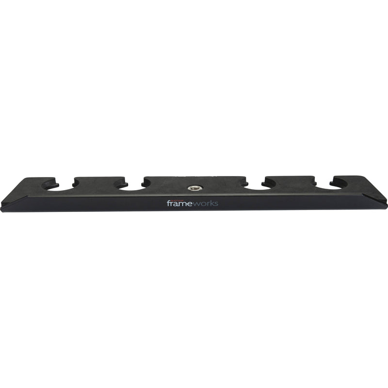 Gator Cases Frameworks Multi Mic Holder Stand-Mount Tray for up to Four Handheld Microphones