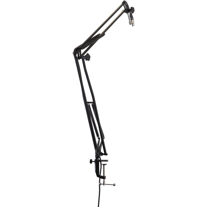 Gator Cases Frameworks Desk-Mounted Broadcast/Podcast Boom Arm Mic Stand