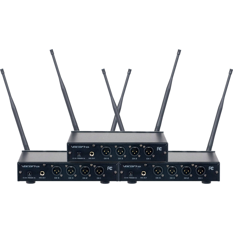 VocoPro Expandable Plug-and-Play Wireless/Wired Conference System with 36 Microphones