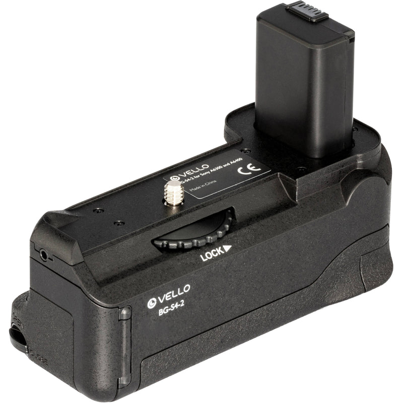 Vello BG-S4-2 Battery Grip for Sony Alpha a6300 and a6400 Series Cameras