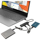 Xcellon 4-Port Slim USB 3.1 Gen 1 Type-A Hub 2-Pack Kit