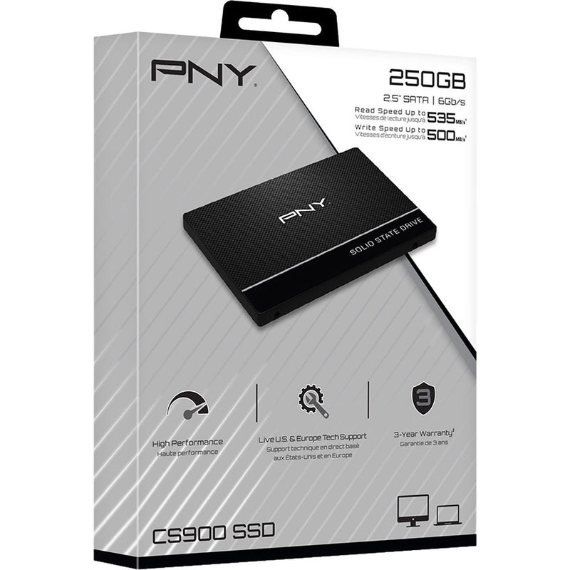 PNY Technologies 250GB CS900 SATA III 2.5" Internal SSD