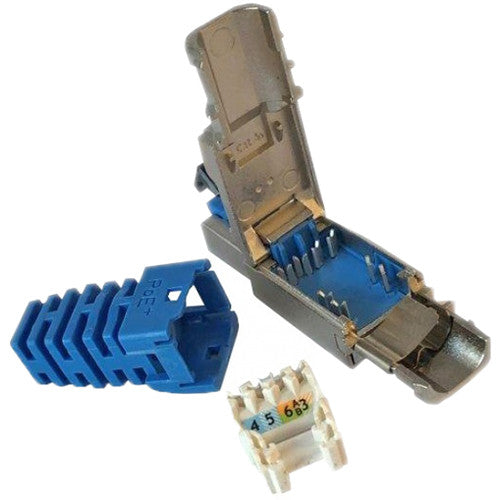 Platinum Tools PoE+ 10Gig RJ45 Shielded Field Plug 1 (Bag Packaging)