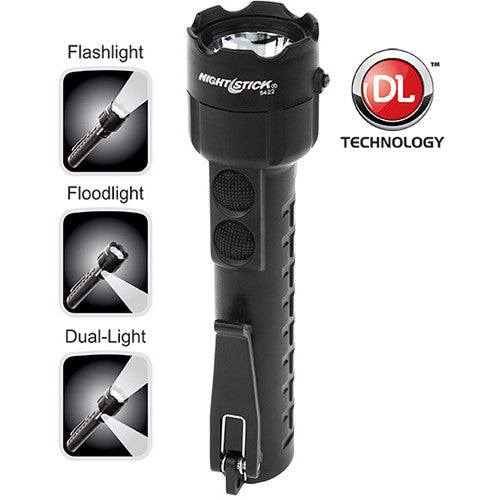 Nightstick XPP-5422B Intrinsically Safe Permissible Dual-Light Flashlight (Black)