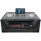 ProX XS-PRIME4 WBL2U Flight Case with 2 RU Rackspace and Wheels for Denon DJ Prime 4 (Black on Black)