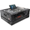 ProX XS-PRIME4 WBL2U Flight Case with 2 RU Rackspace and Wheels for Denon DJ Prime 4 (Black on Black)