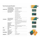 AV Matrix 12G-SDI Fiber Optic Extender Transmitter/Receiver Set