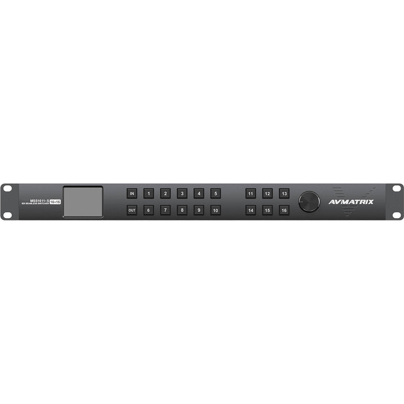 AV Matrix 1RU 16x16 Seamless 3G-SDI Matrix Switcher