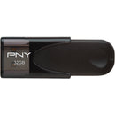 PNY Technologies 32GB Attache 4 USB 2.0 Type-A Flash Drive (3-Pack)