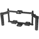 CAMVATE 7" Monitor Cage Kit with Dual Cheese Plate Handles