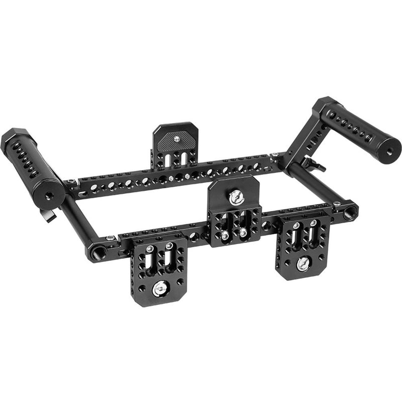 CAMVATE 7" Monitor Cage Kit with Dual Cheese Plate Handles