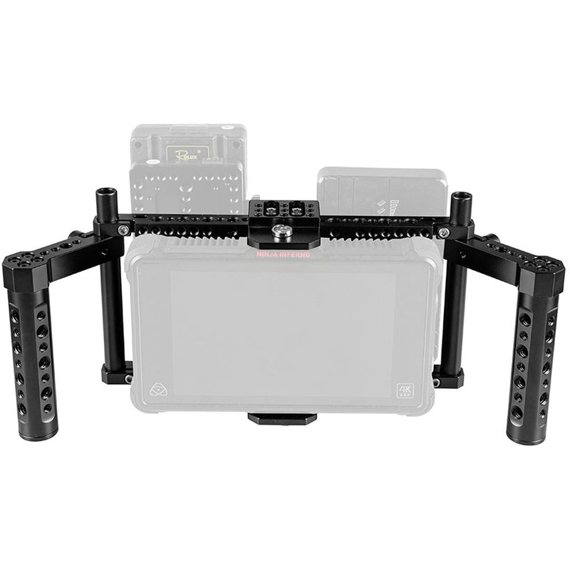 CAMVATE 7" Monitor Cage Kit with Dual Cheese Plate Handles
