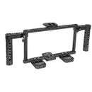 CAMVATE 7" Monitor Cage Kit with Dual Cheese Plate Handles