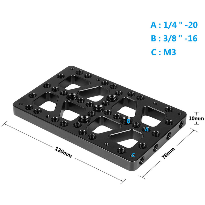 CAMVATE Cheese Plate For Anton Bauer Gold Mount Power Adapter
