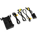 CAMVATE Gold Mount Battery Plate with Cheese Plate & 15mm Rod Clamp