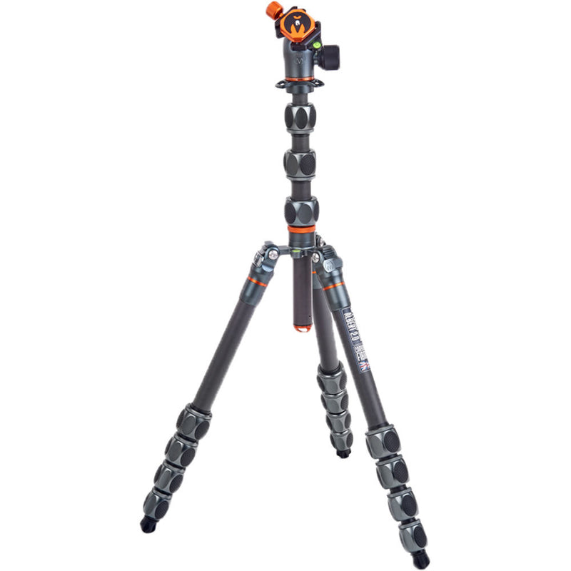 3 Legged Thing Albert 2.0 Tripod Kit with AirHed Pro Ball Head (Gray)