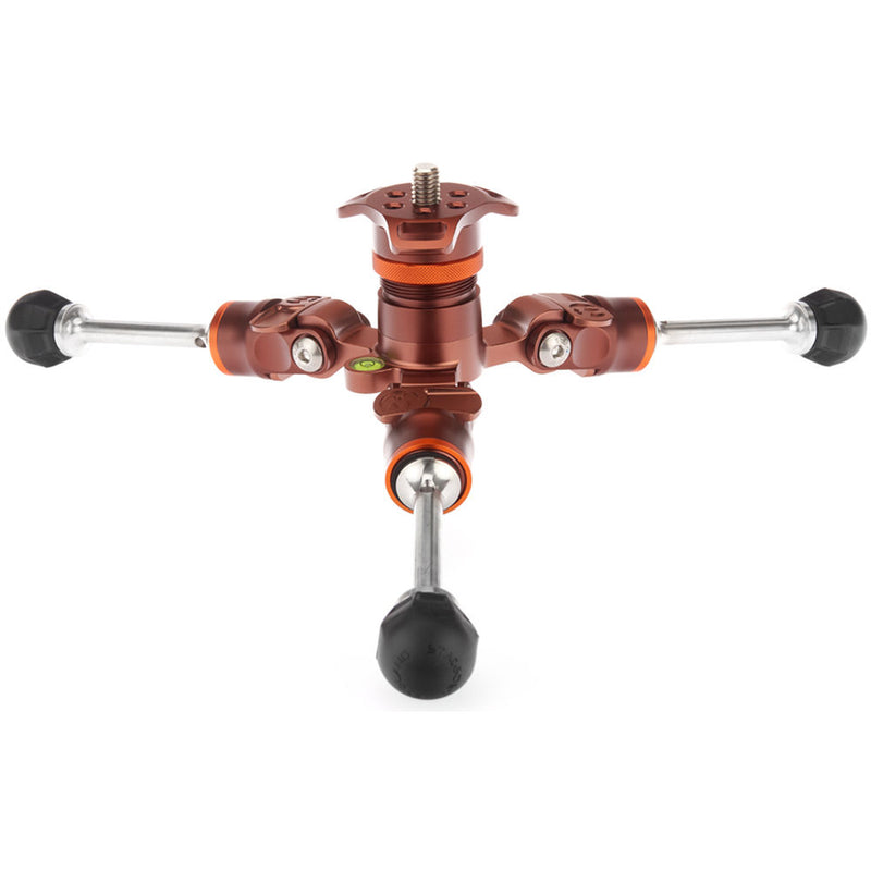 3 Legged Thing Leo 2.0 Tripod Kit with AirHed Pro Lever Ball Head (Bronze and Blue)