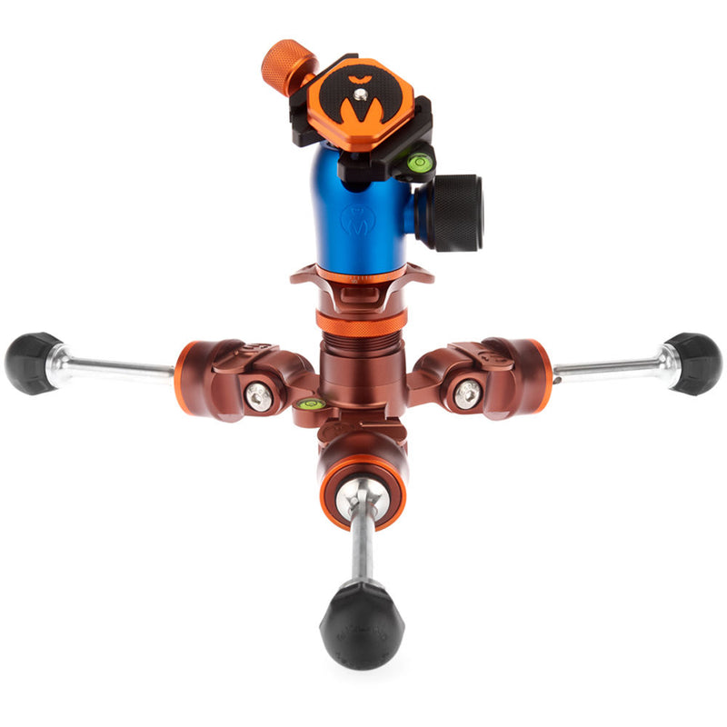 3 Legged Thing Winston 2.0 Tripod Kit with AirHed Pro Ball Head (Bronze and Blue)