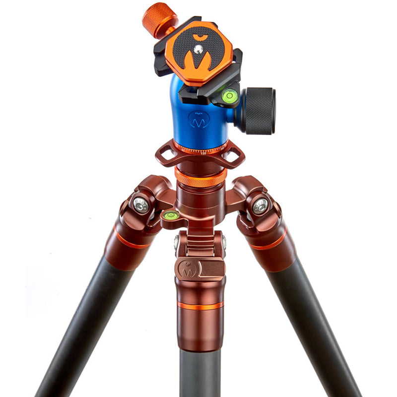 3 Legged Thing Winston 2.0 Tripod Kit with AirHed Pro Ball Head (Bronze and Blue)