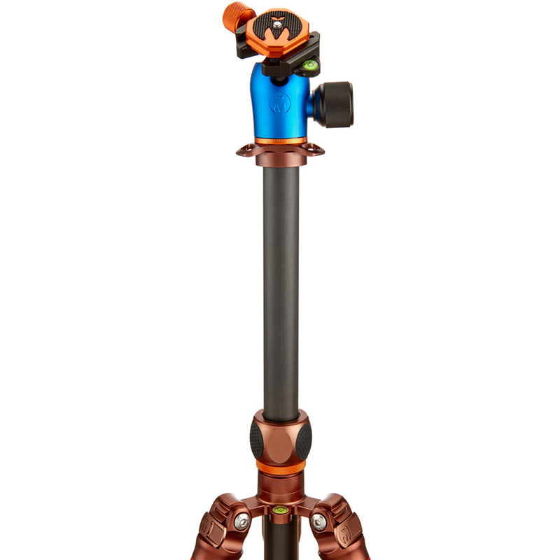3 Legged Thing Winston 2.0 Tripod Kit with AirHed Pro Ball Head (Bronze and Blue)