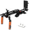 CAMVATE Camcorder Shoulder Mount Video Rig With 12" ARRI-Style Dovetail Bridge Plate