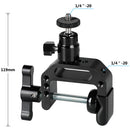 CAMVATE Heavy-Duty C-Clamp with Mini Ball Head (Black T-Handle)