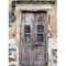Click Props Backdrops Derelict Door Backdrop (7 x 9.5')