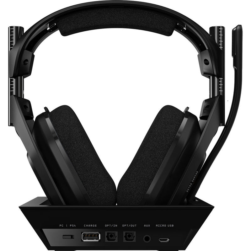 ASTRO Gaming A50 Wireless Gaming Headset with Base Station (Black & Gray, for Windows, Mac, and PS4)