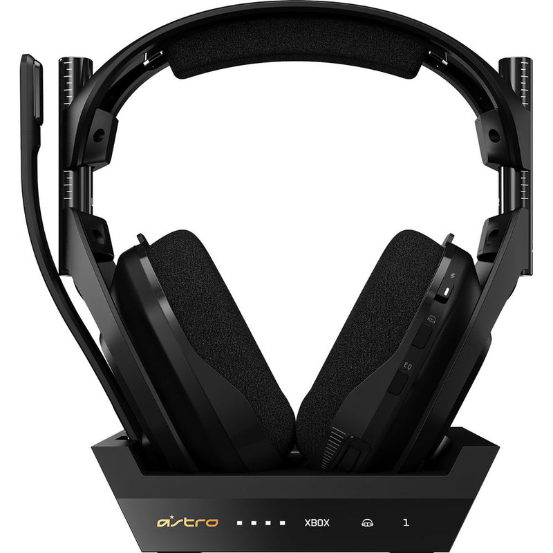 ASTRO Gaming A50 Wireless Gaming Headset with Base Station (Black & Gold, for Windows, Mac, and Xbox One)