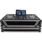 ProX XS-PRIME4 W Flight Case with 1 RU Rackspace and Wheels for Denon DJ Prime 4 (Silver on Black)