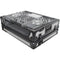 ProX XS-PRIME4 WGB Flight Case with 1 RU Rackspace and Wheels for Denon DJ Prime 4 (Black on Gray)