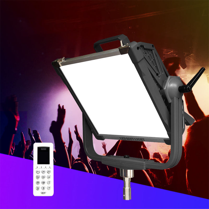 DigitalFoto Solution Limited S200 RGB LED Softlight Panel Kit with Softbox and Grid