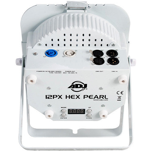 American DJ 12PX HEX LED Par Fixture (RGBAW+UV, Pearl)
