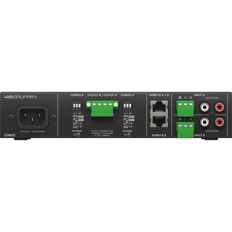 Lab.Gruppen CA602 2 x 60W Commercial Amplifier