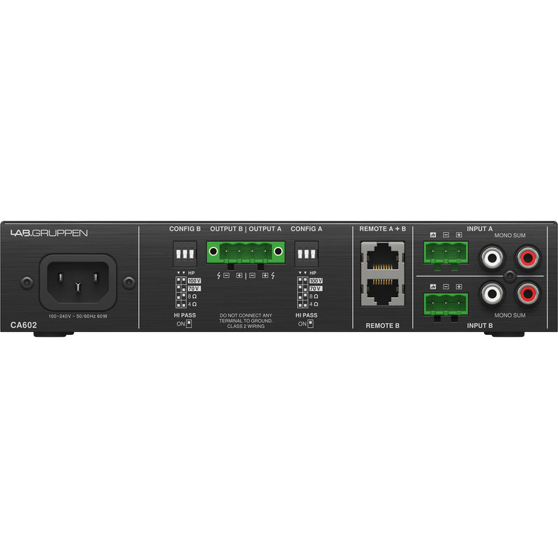 Lab.Gruppen CA602 2 x 60W Commercial Amplifier