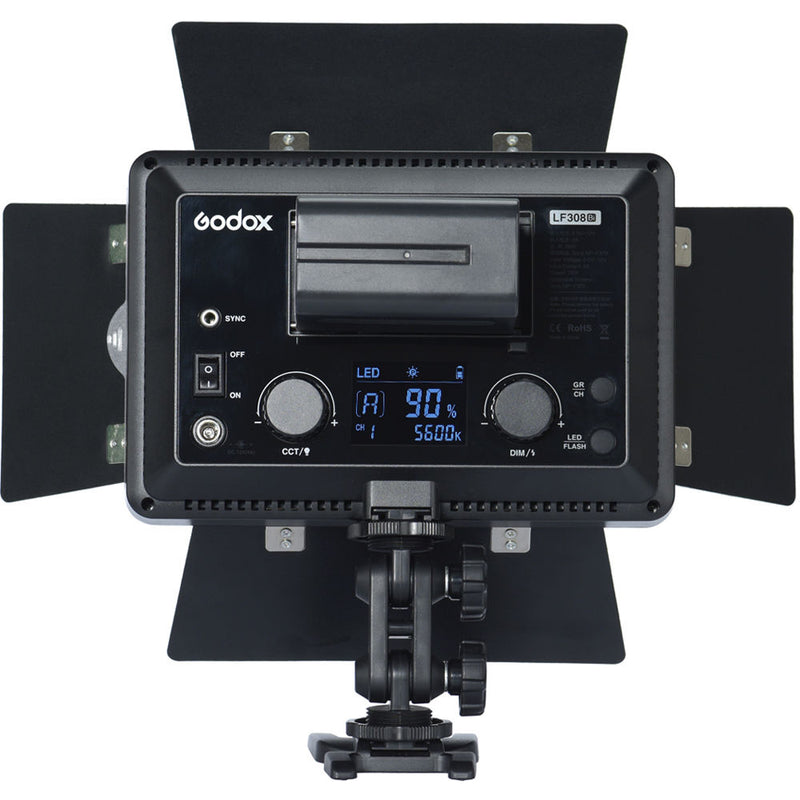 Godox LF308BI Variable Color LED Video Light with Flash Sync