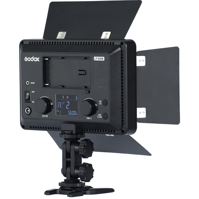 Godox LF308BI Variable Color LED Video Light with Flash Sync