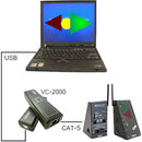 DSAN Corp. Cat5-to-USB Dongle and Software Application to Display Cue Images on a Computer