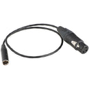 CAMVATE Mini 3Pin XLR Male To Full 3Pin XLR Female Cable For BMPCC 4K