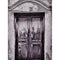 Click Props Backdrops Wooden Door Gray Backdrop (7 x 9.5')