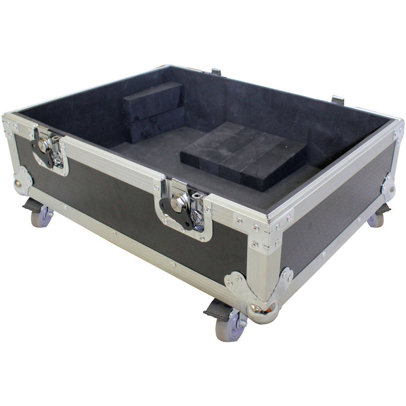 ProX Dual Flight-Road Case for 2-RCF HDL 6-A Line Array Speakers with Wheels
