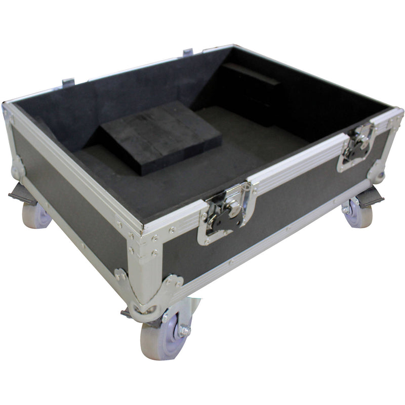 ProX Dual Flight-Road Case for 2-RCF HDL 6-A Line Array Speakers with Wheels