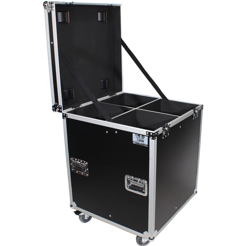 ProX Road Case for up to 4 ETC Source Four Par Fixtures (Black)