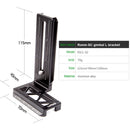 LanParte Ronin SC L Camera Plate For Vertical Shooting With Counterweights