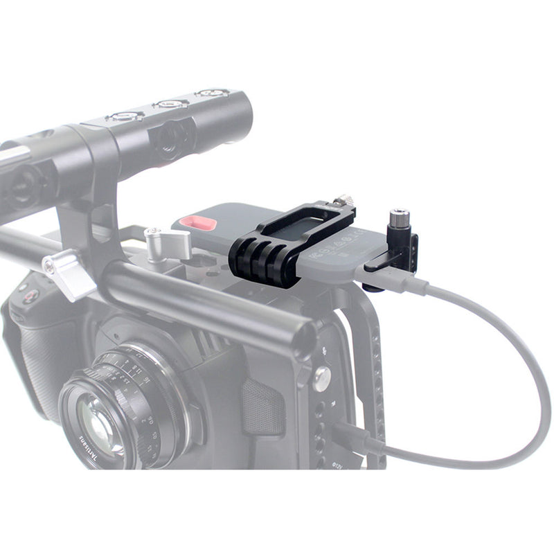 LanParte Sandisk SSD Clamp With Cold Shoe Mount And 1/4 Thread