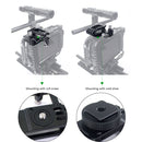LanParte Sandisk SSD Clamp With Cold Shoe Mount And 1/4 Thread