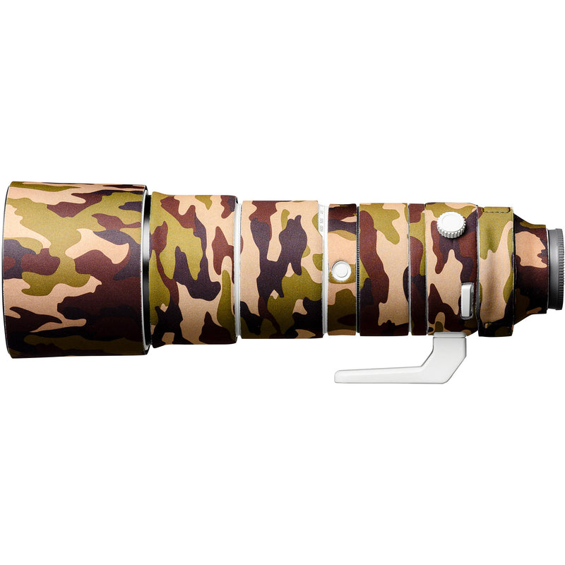 easyCover Lens Oak Neoprene Cover for Sony FE 200-600 F5.6-6.3 G OSS Lens (Brown Camouflage)